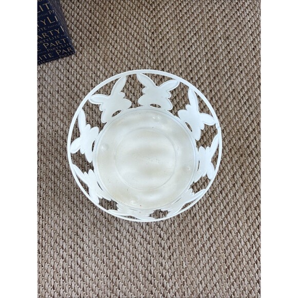 Partylite Hopper Candle Jar Holder P92758 Bunny Rabbit Easter Spring - Picture 6 of 6